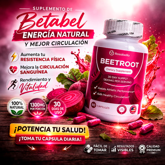 Beetroot Rosabella X60 Capsulas.... Mas energia y Mejor beneficio Diario🧙❤️